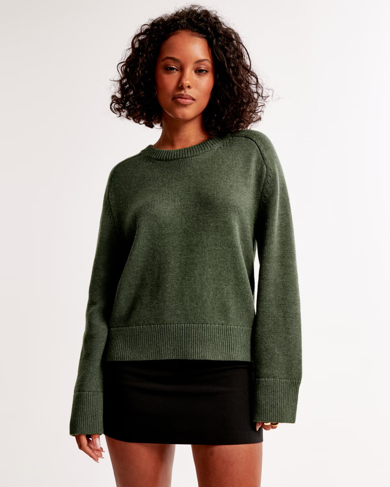 The A&F Madeline Crew Sweater | Abercrombie & Fitch (US)