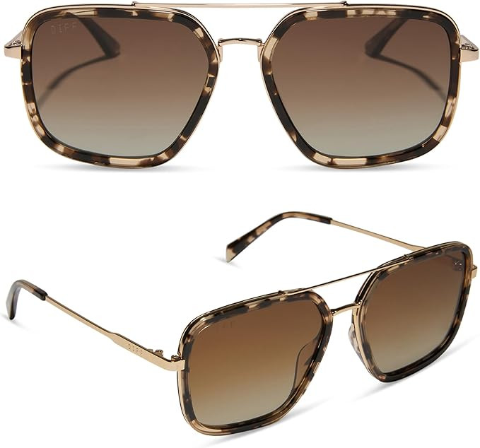 DIFF Jordan Designer Navigator Sunglasses for Women | 100% UVA/UVB Protection | Amazon (US)