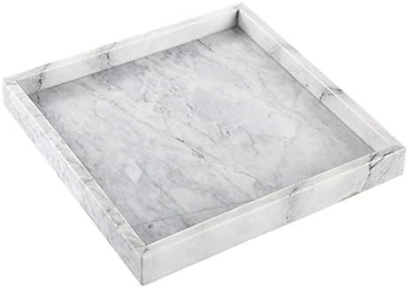 StonePlus Natural Real Marble Square Neat Makeups Organizer/ Bathroom Vanity Tray for Razor Towel To | Amazon (CA)