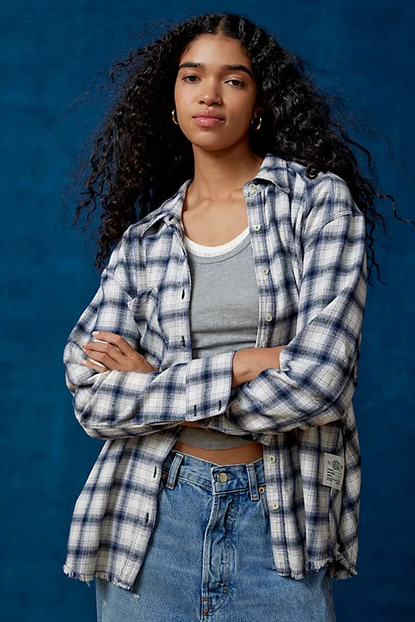 BDG Brixton Flannel Button-Down Shirt | Urban Outfitters (US and RoW)