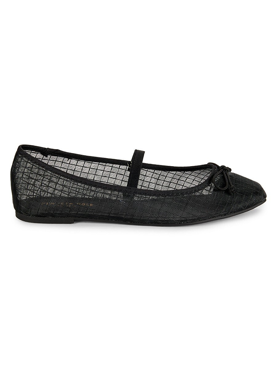 Kenneth Cole Women's Myra Mesh Ballet Flats - Black - Size 8.5 | Saks Fifth Avenue OFF 5TH
