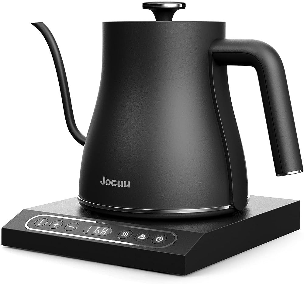 Jocuu Gooseneck Electric Pour Over Kettle with Temperature Control, Tea & Pour Over Coffee Kettle... | Amazon (US)