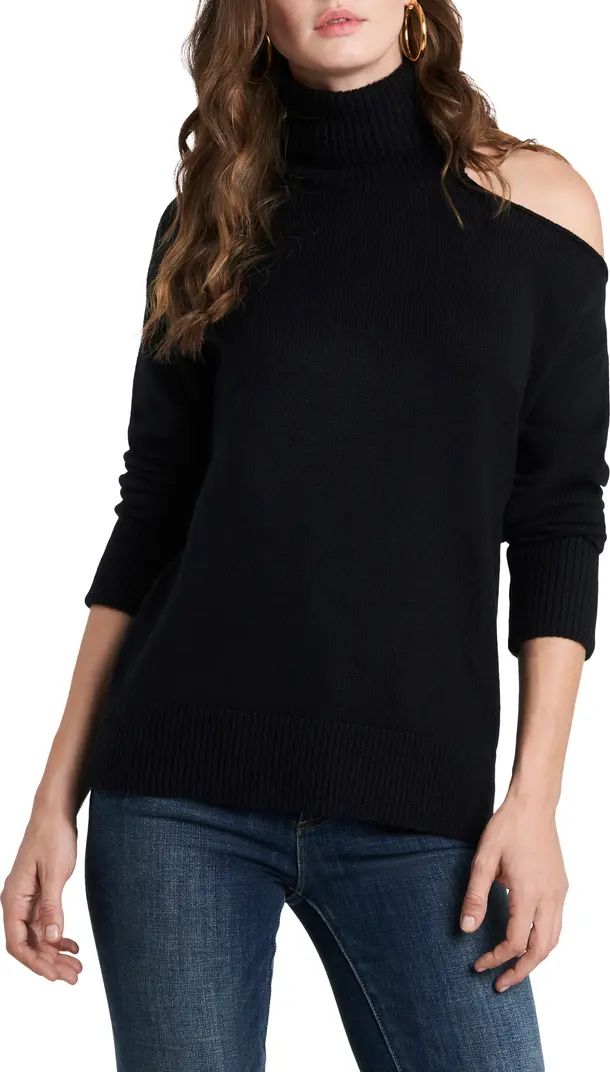 Cutout Shoulder Turtleneck Sweater | Nordstrom