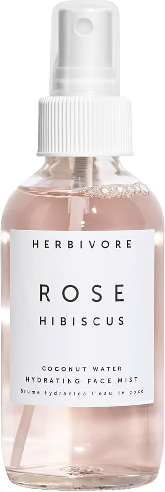 HERBIVORE Rose Hibiscus Coconut Water Hydrating Face Mist – Natural Dewy Glow, Organic Rose Wat... | Amazon (US)