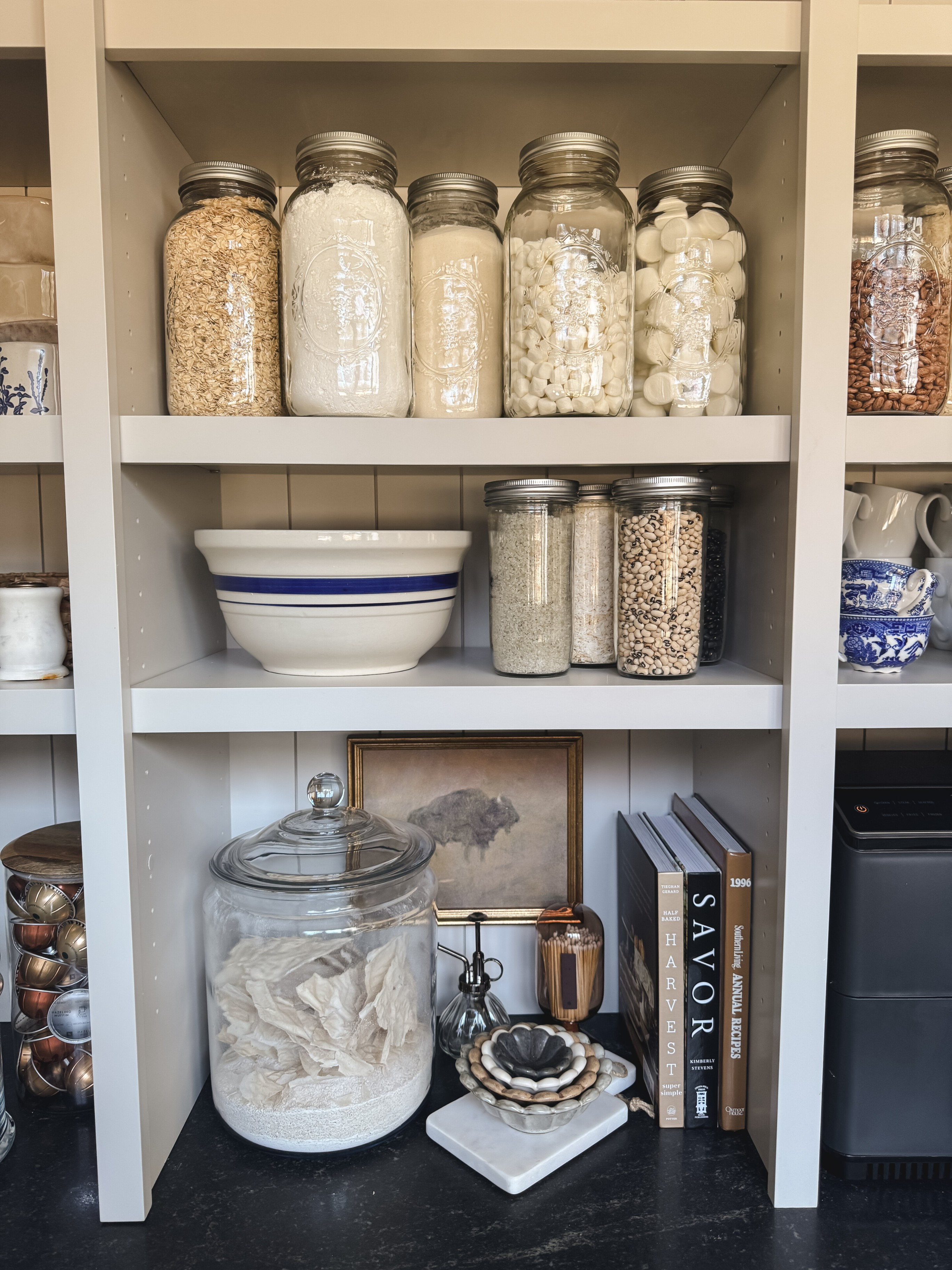 Butlers pantry organization 