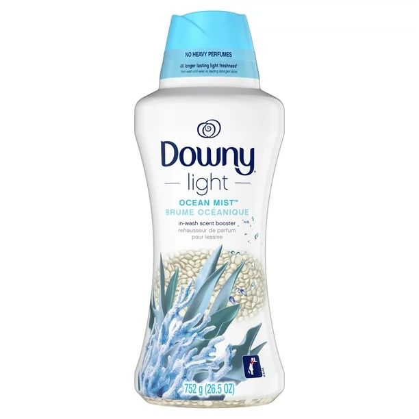 Downy Light Laundry Scent Booster Beads, Ocean Mist, 26.5 oz | Walmart (US)