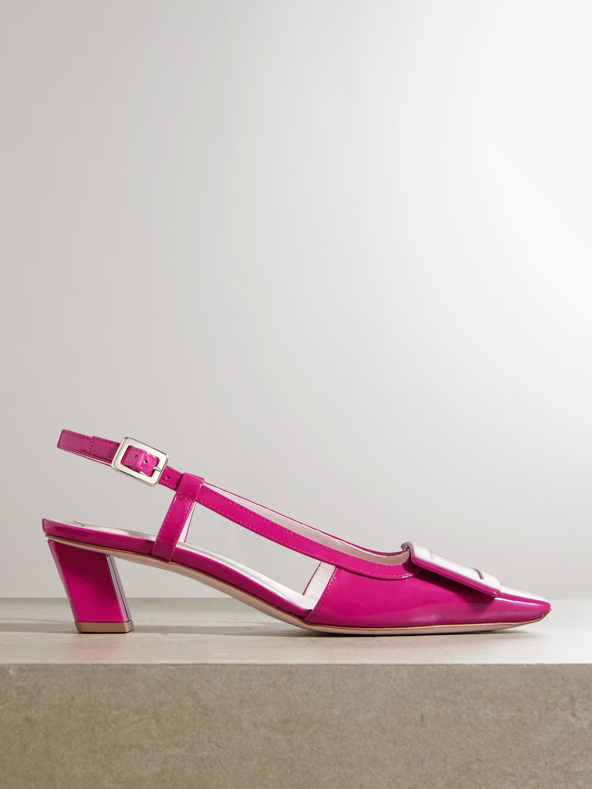 Patent-leather slingback pumps | NET-A-PORTER (UK & EU)