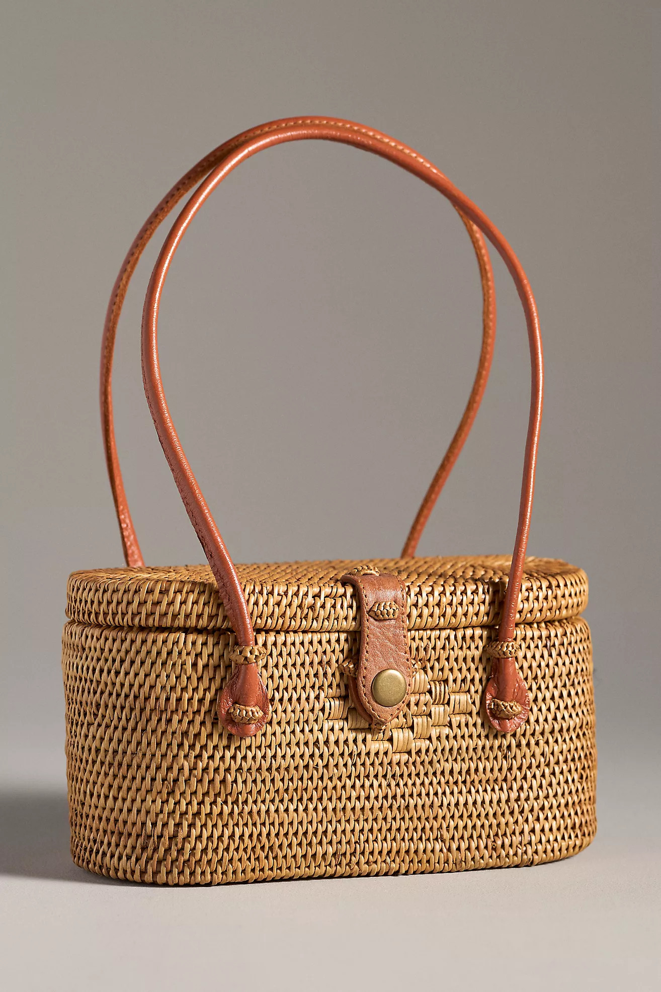 By Anthropologie Structured Rattan Bag | Anthropologie (US)