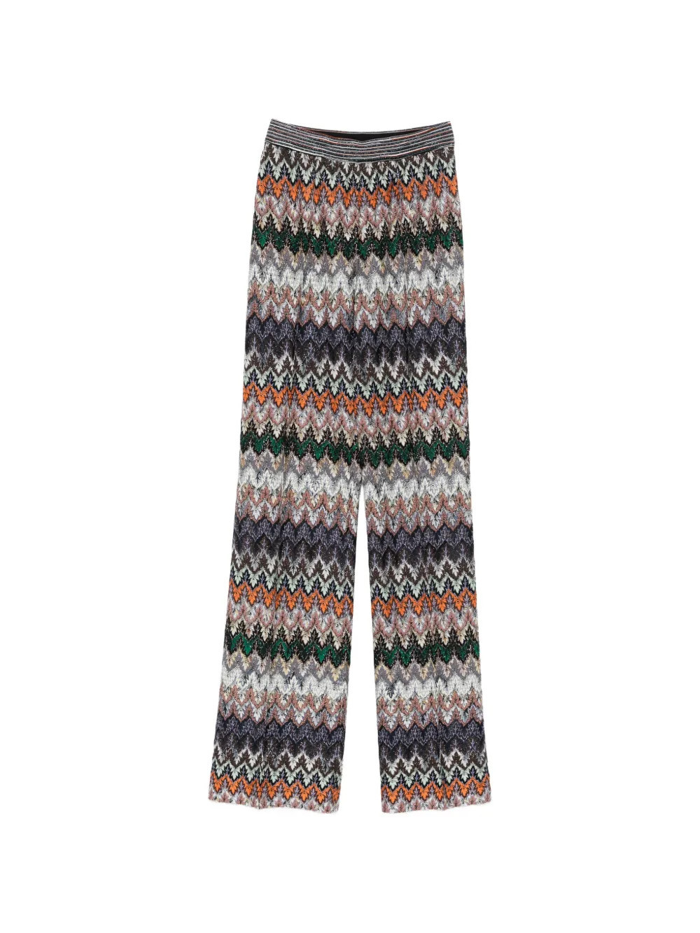 Missoni elasticated-waistband wide leg trousers - Green | Farfetch Global