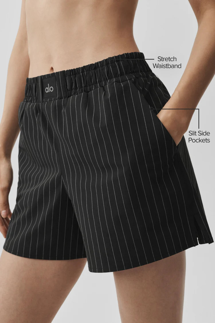 Pinstripe Daylight Boxer Short | Alo Yoga (US)