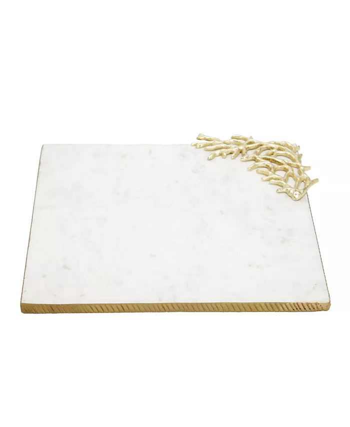 Rectangle Marble Tray Branch on Corner, 14" x 13" | Macys (US)