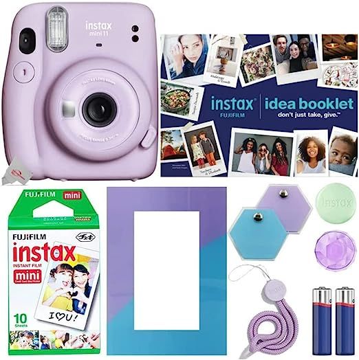 Amazon.com : Fujifilm Instax Mini 11 Purple Holiday Bundle 2022 : Electronics | Amazon (US)