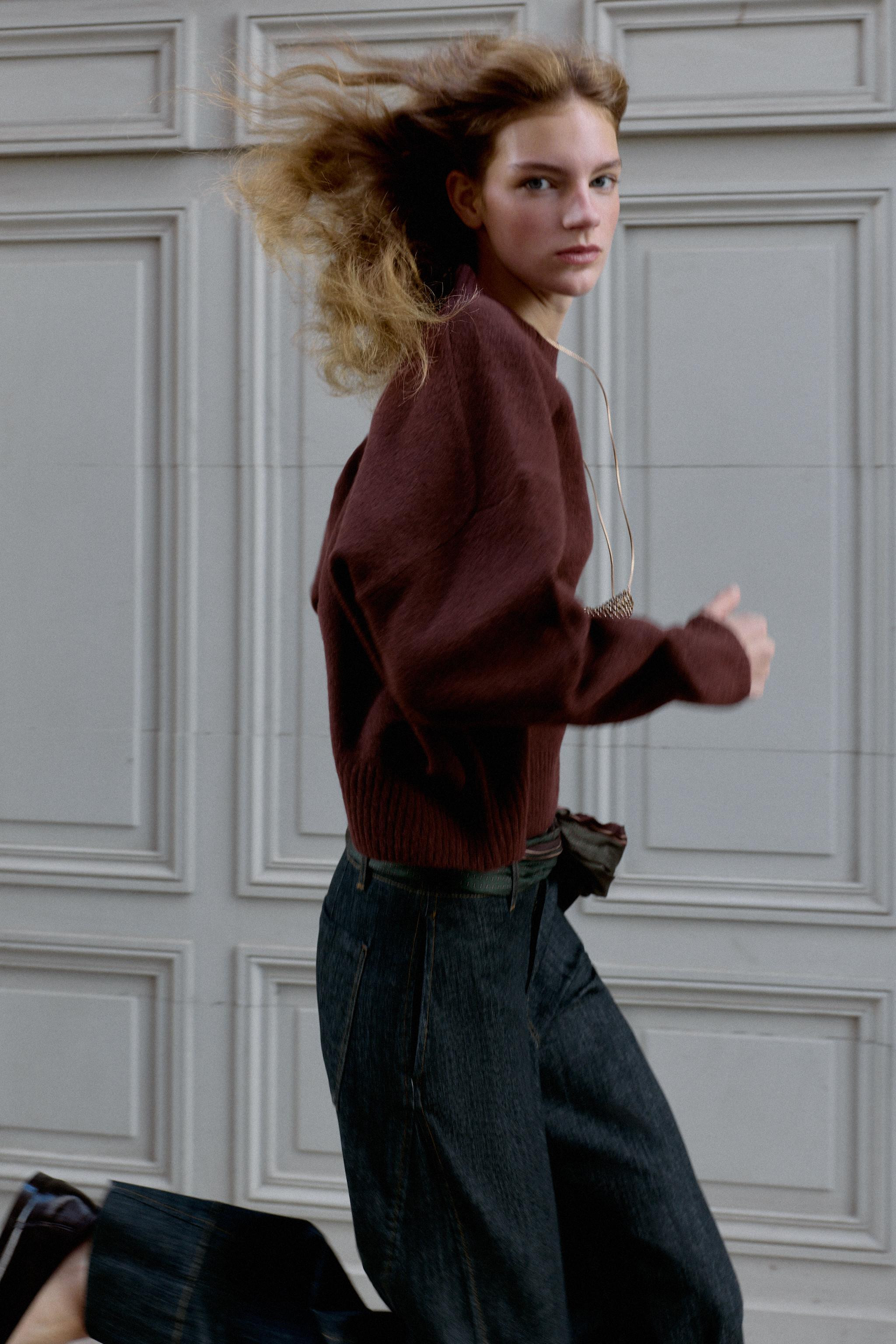 SOFT PLAIN KNIT JUMPER | Zara UK