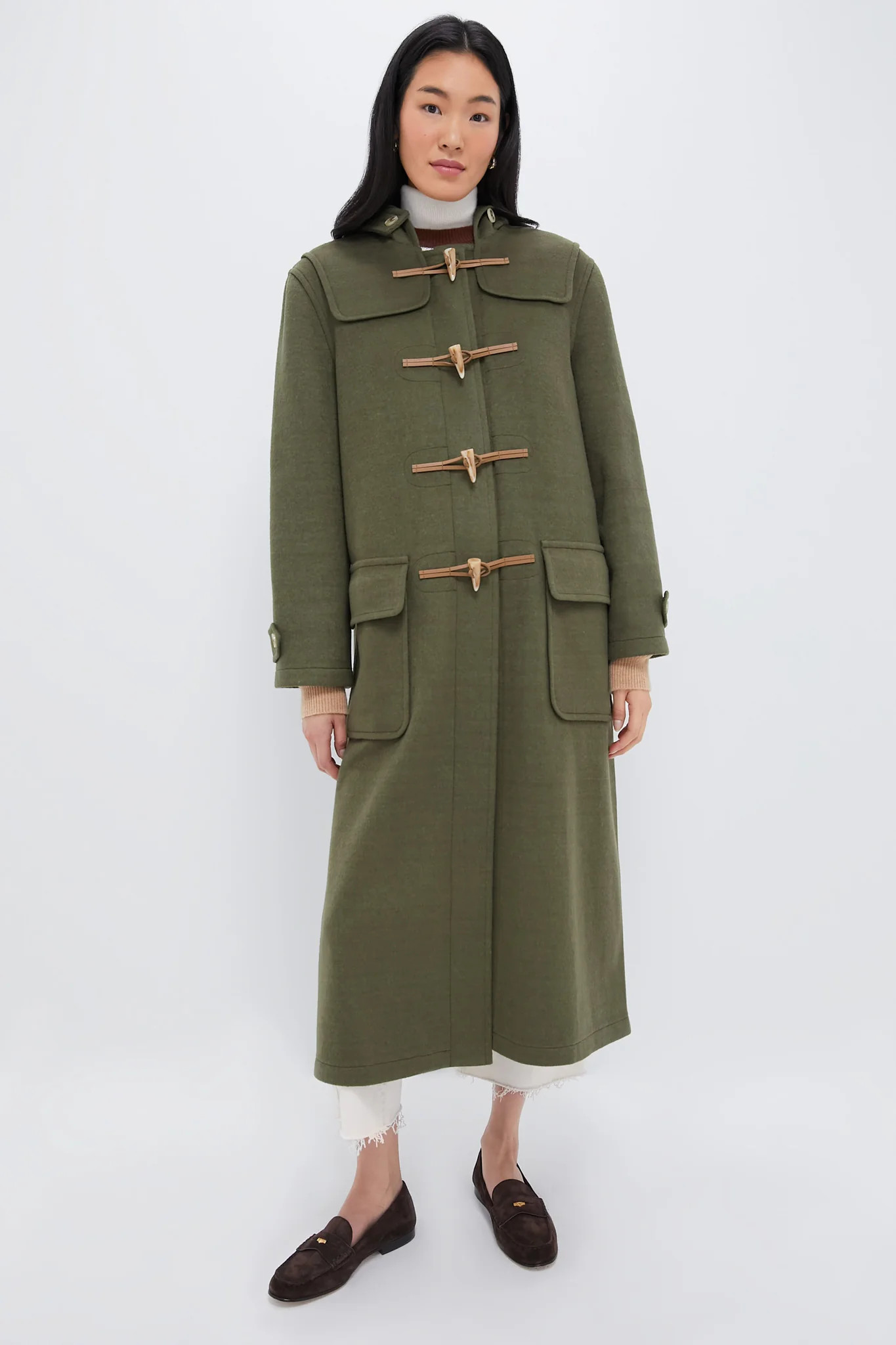 Olive Green Arthur Toggle Coat | Tuckernuck (US)