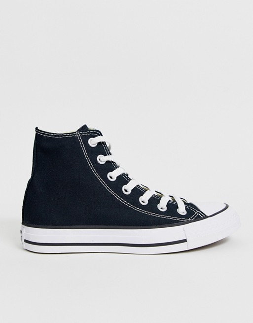 Converse Chuck Taylor All Star Hi black trainers | ASOS UK