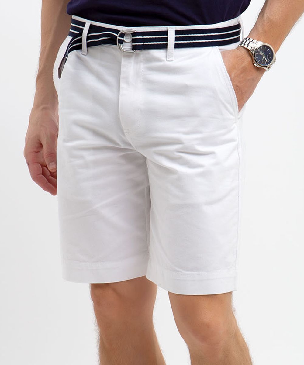 U.S. Polo Assn. Men's Casual Shorts WHIT - White Hartford Shorts - Men & Big | Zulily