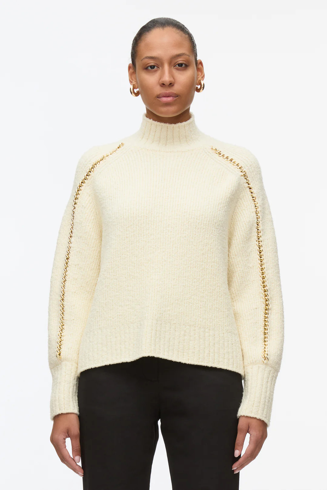 Chainlink Bouclé Turtleneck Pullover | 3.1 Phillip Lim