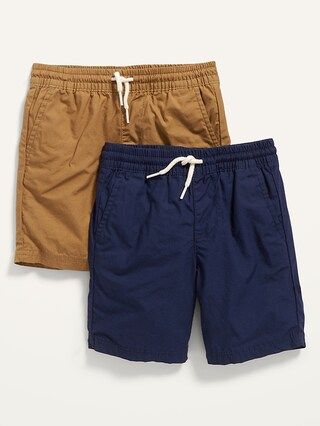2-Pack Functional-Drawstring Poplin Shorts for Toddler Boys | Old Navy (US)