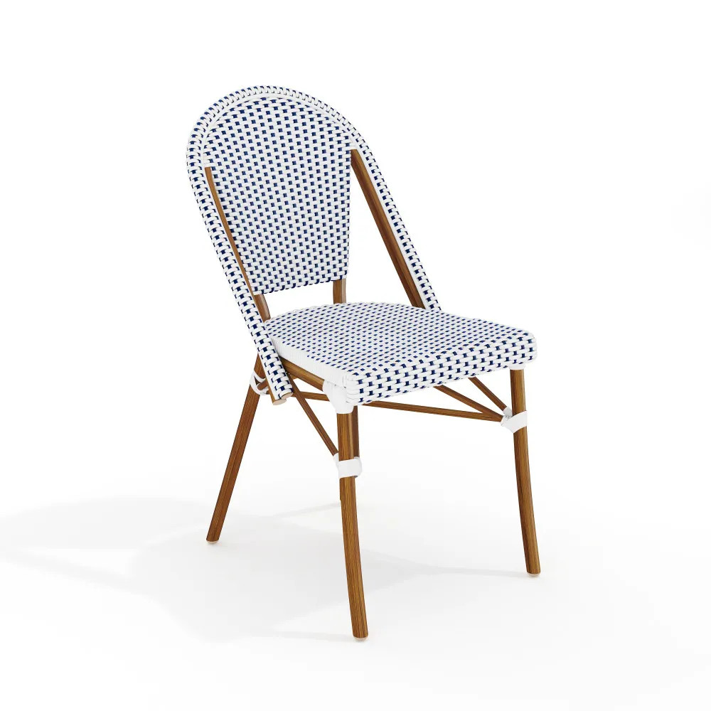 Martha Stewart All-Weather Stackable Patio Bistro Dining Chair - 19"W x 21.75"D x 35"H - On Sale ... | Overstock