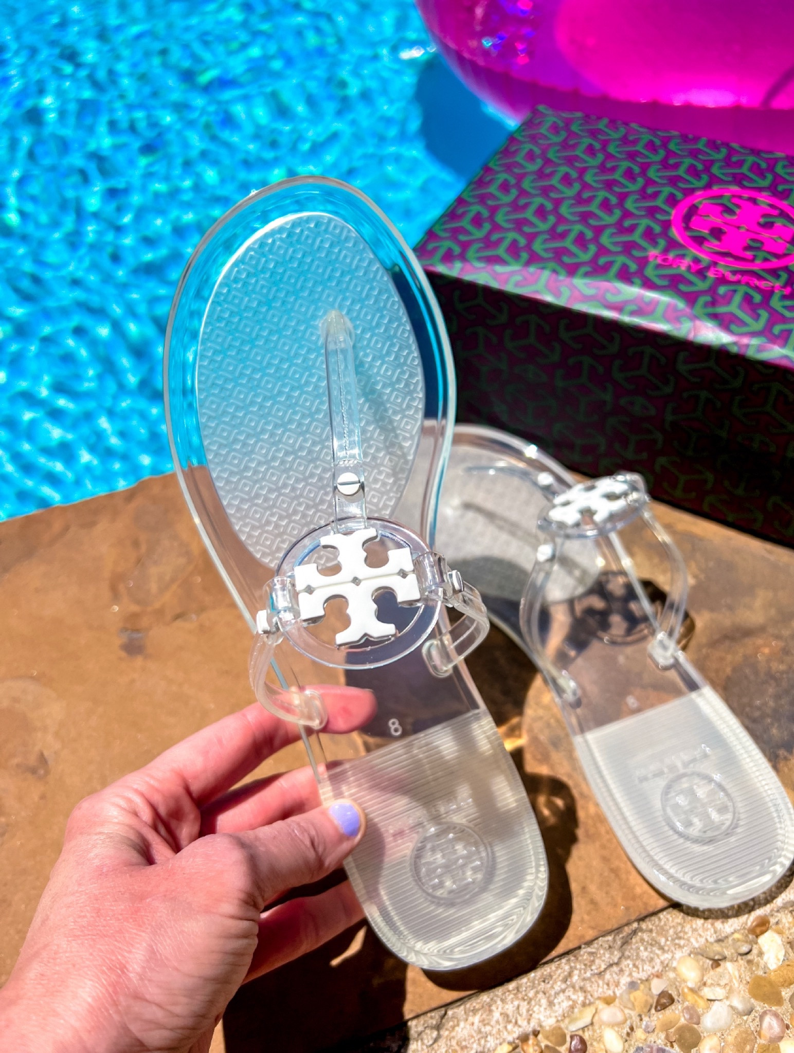 Tory Burch jelly sandals on sale! 

#LTKover40 #LTKshoecrush #LTKsalealert