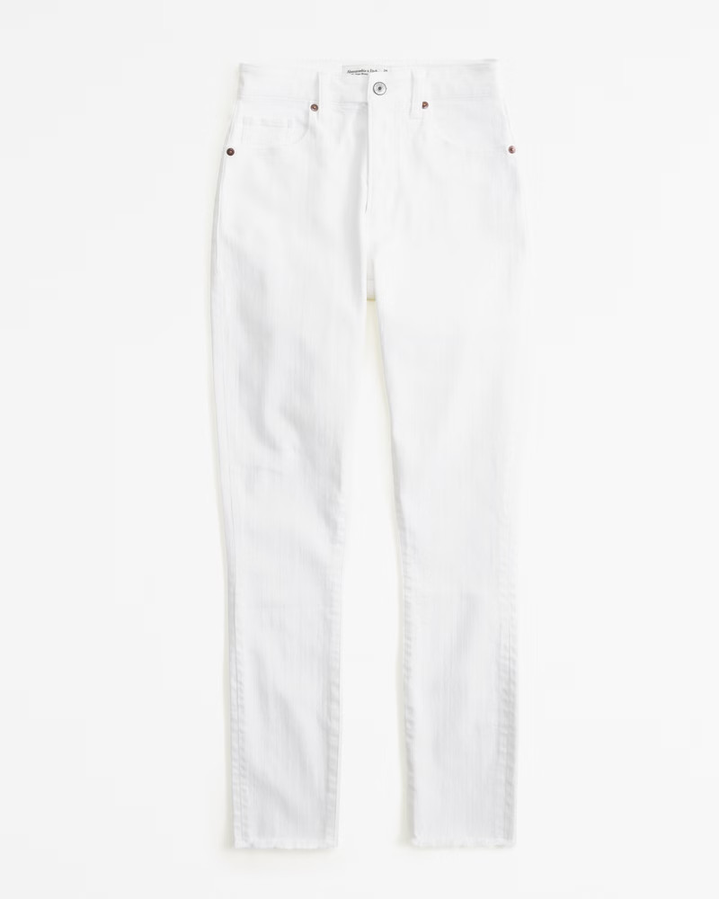 Curve Love High Rise Super Skinny Ankle Jean | Abercrombie & Fitch (US)