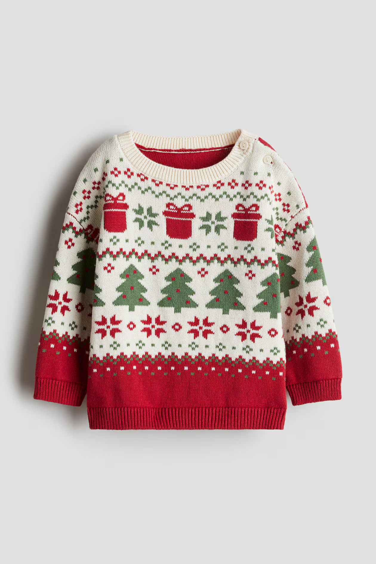 Jacquard-Knit Sweater | H&M (US + CA)
