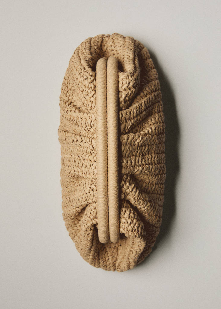 Natural fibre handbag beige - Women - One size - MANGO | Mango (US/MX/AU)