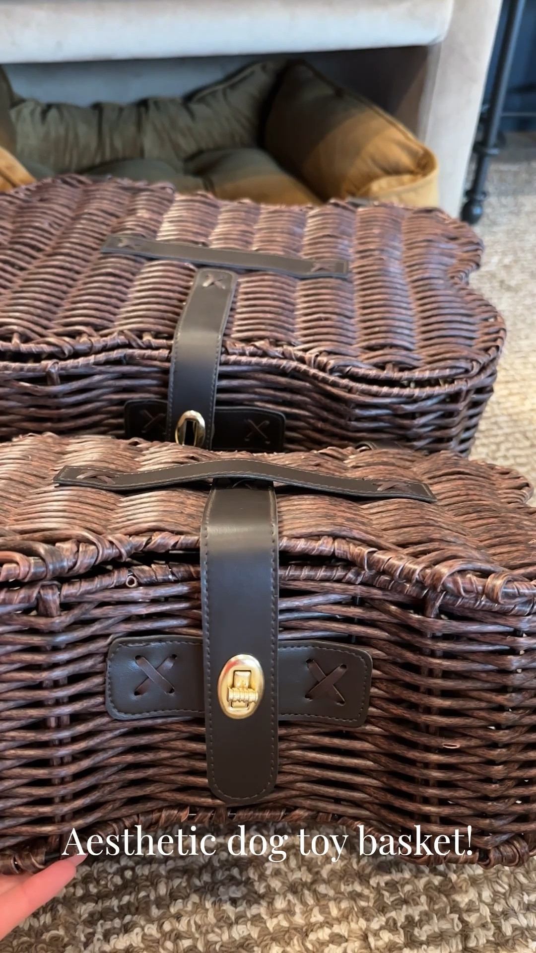 Wicker dog bone baskets! Perfect for storing all the dog toys! 

Pets, home decor , woven baskets 

#LTKFindsUnder50 #LTKHome