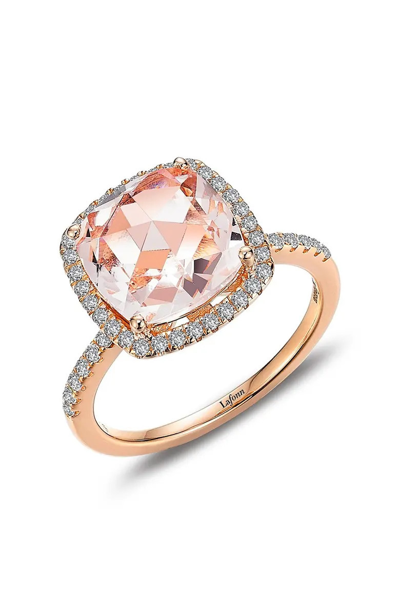 Lafonn Classic Square Halo Ring | Nordstrom