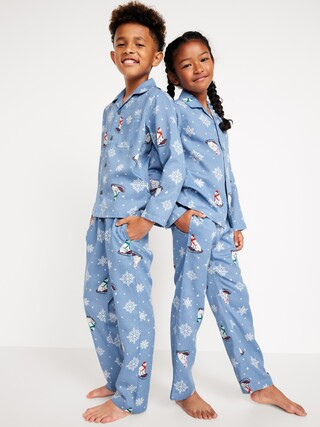 Gender-Neutral Printed Pajama Set for Kids | Old Navy (US)