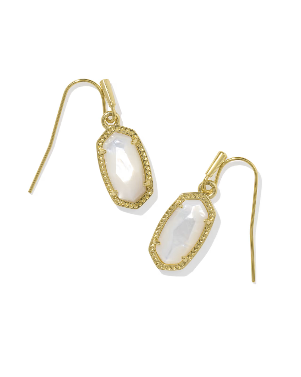 Lee Gold Drop Earrings in Navy Abalone | Kendra Scott | Kendra Scott