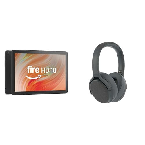 Amazon Fire HD 10 tablet (32 GB, Black) Noise Cancelling Headphone Bundle | Amazon (US)