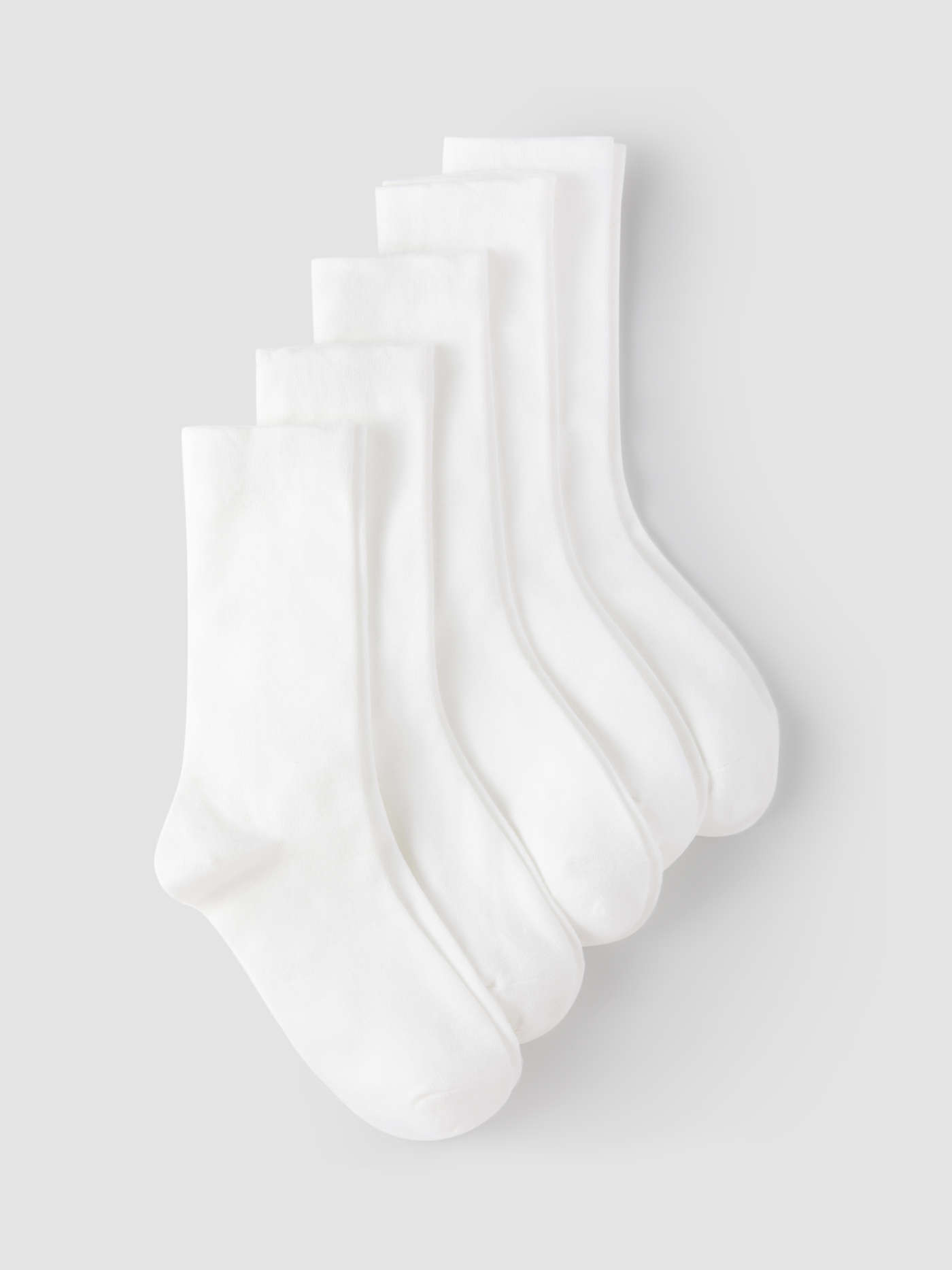 5 PAIRS SOLID CREW SOCKS... | Cider