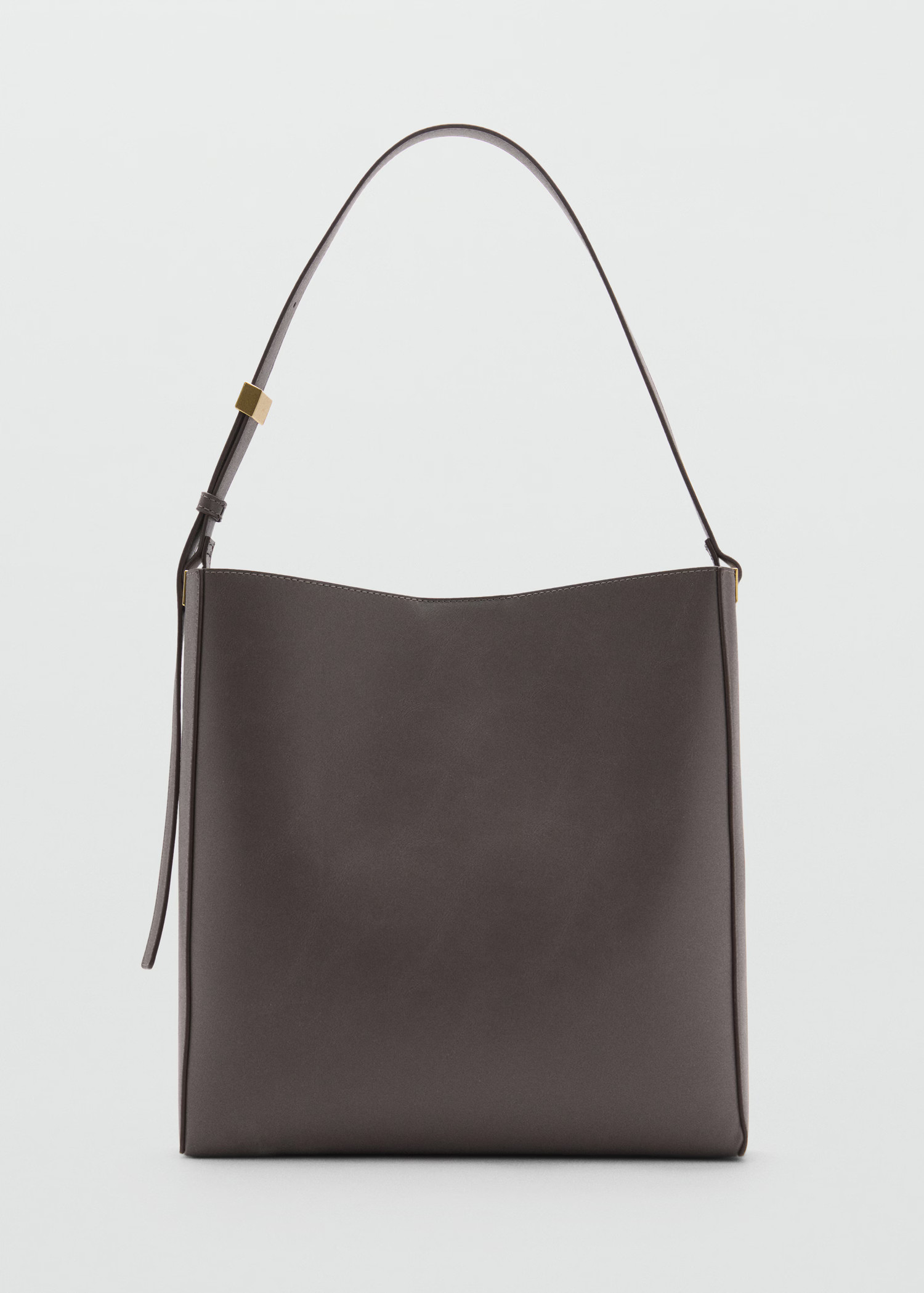 Shopper bag with metallic detail | MANGO (UK)