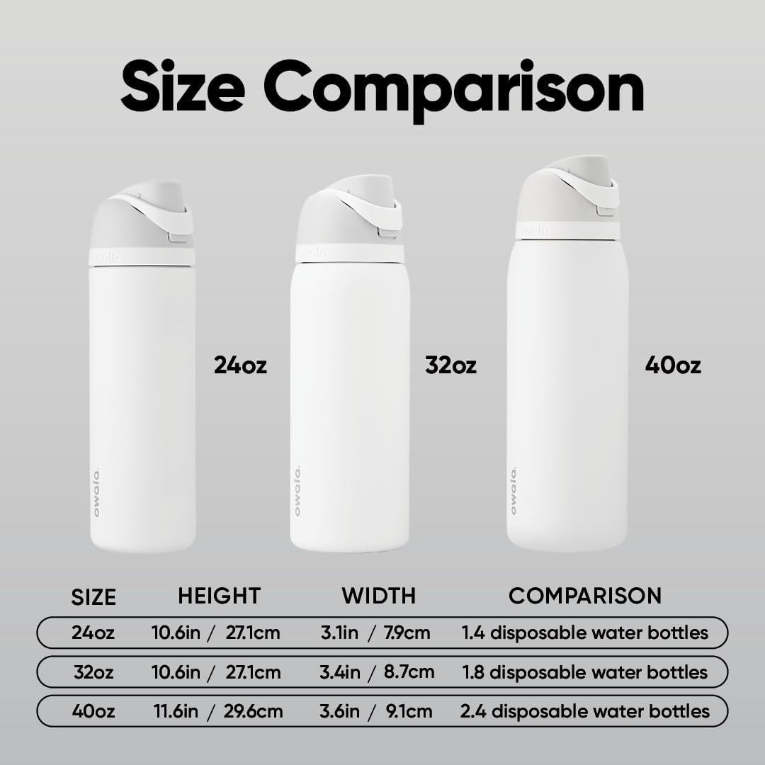 Owala FreeSip Stainless Steel Water Bottle 32 oz Surfs Edge | Amazon (US)