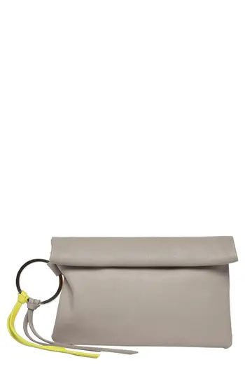 Urban Originals Lost Lover Vegan Leather Clutch - Grey | Nordstrom