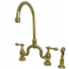 Click for more info about English Country Bridge Faucet with Side Spray