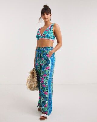 Figleaves Frida Beach Trousers | Simply Be | Simply Be (UK)