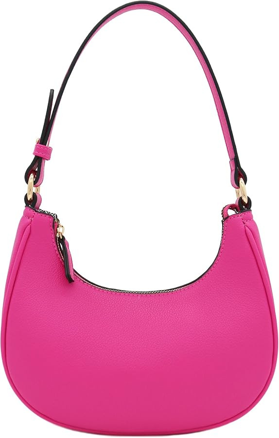 FashionPuzzle Small Crescent Shoulder Bag Underarm Purse | Amazon (US)