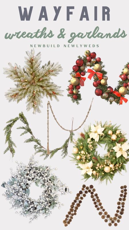 Christmas is around the corner and sales are in full swing! Check out these garlands and wreaths from Wayfair before they’re gone! 

#LTKstyletip #LTKHoliday #LTKsalealert