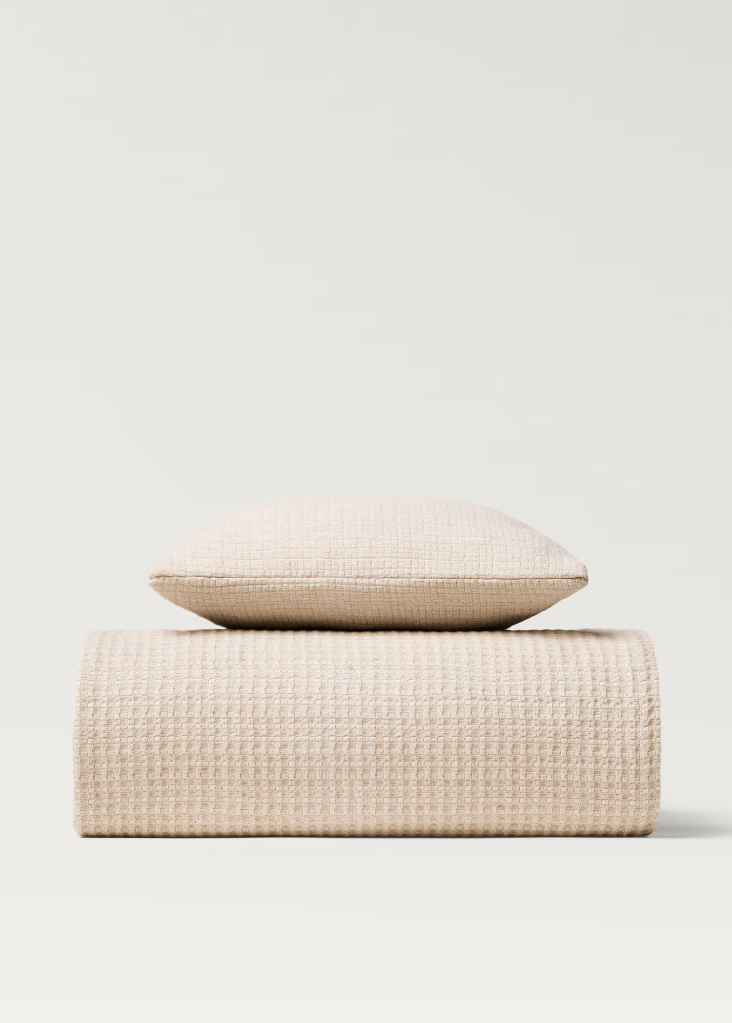 Couvre-lit coton texturé lit 180/200 cm - Home | MANGO France métropolitaine | Mango EU