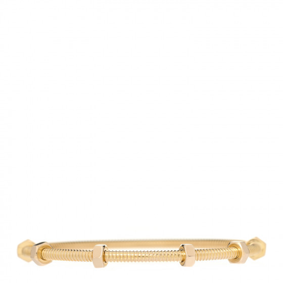 CARTIER 18K Yellow Gold Ecrou de Cartier Bracelet 19 | Fashionphile