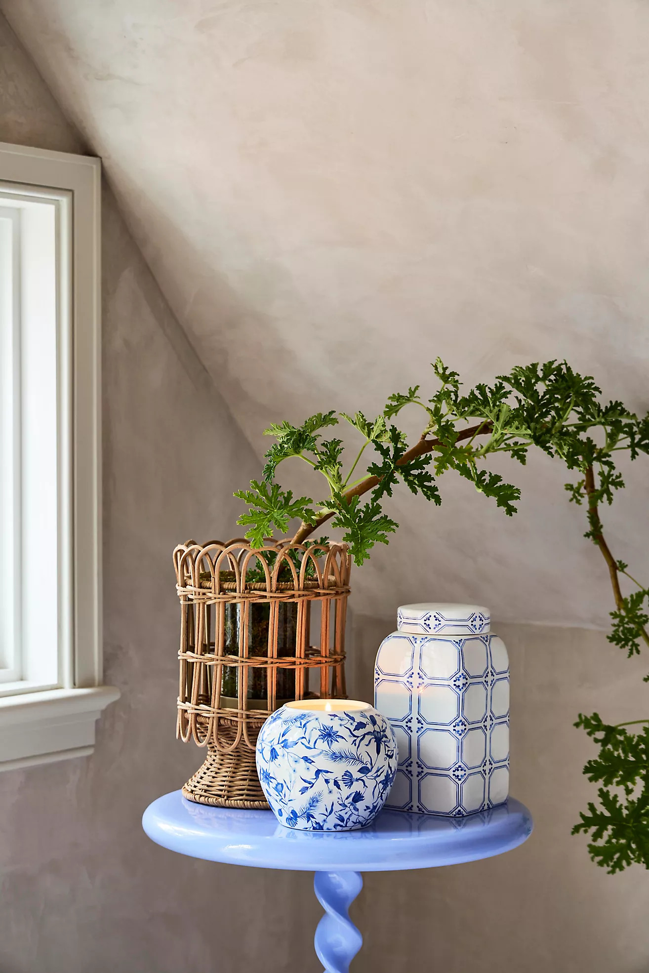 Ceramic Jar Candle, Chinoiserie | Terrain