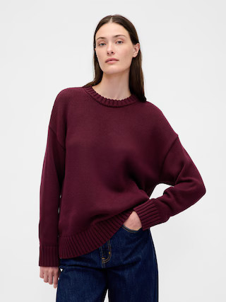 100% Cotton Oversized Sweater | Gap (US)