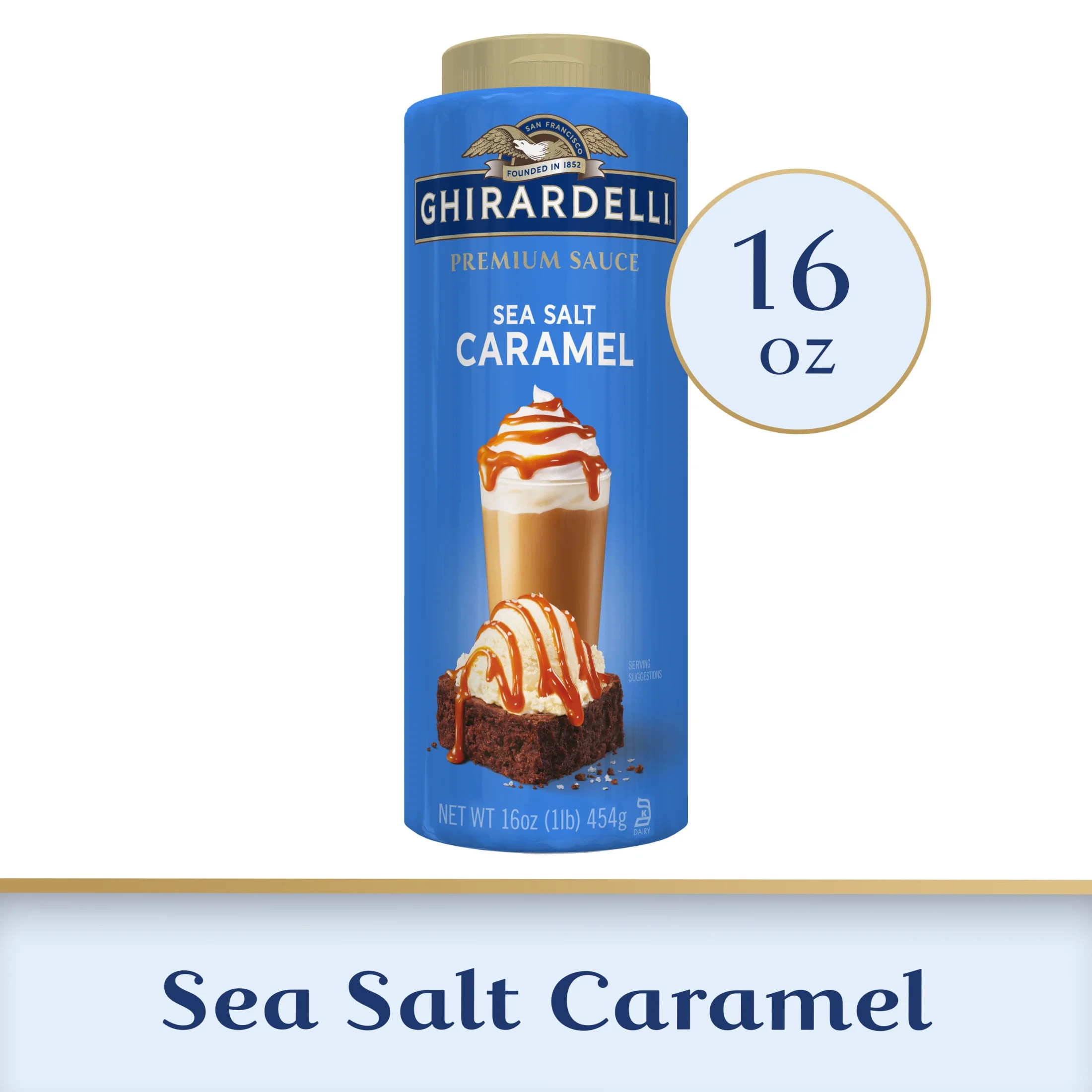 GHIRARDELLI Premium Sea Salt Caramel Sauce, 16 oz Bottle - Walmart.com | Walmart (US)