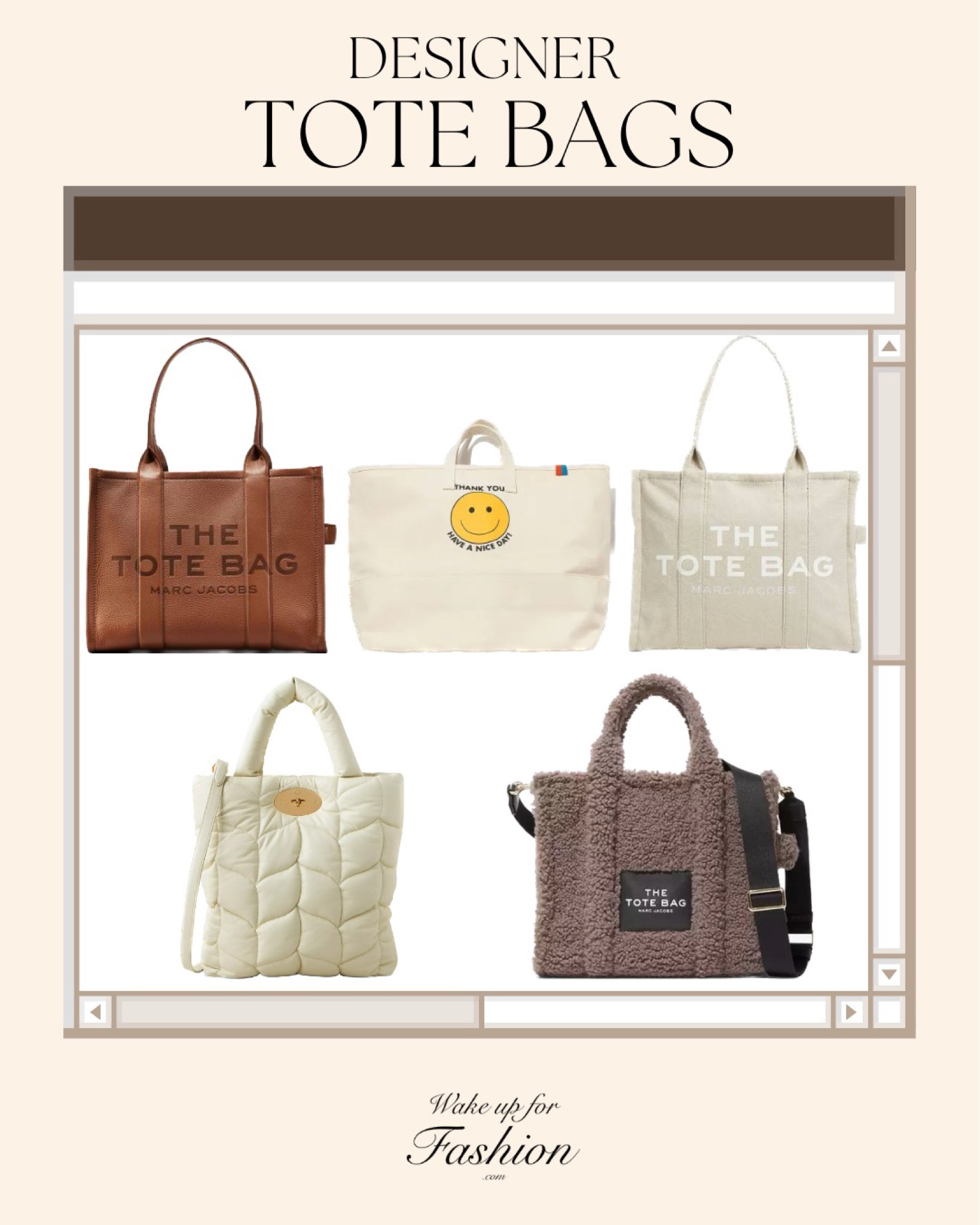 Luxury tote bags from Marc Jacobs, Mulberry & Kule 

#LTKFind #LTKeurope #LTKitbag
