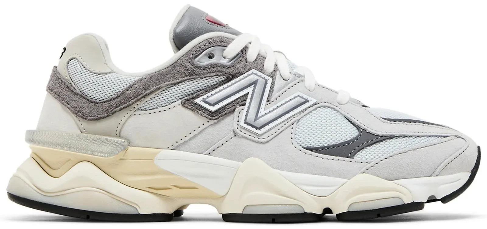 New Balance 9060 Men's Athletic Shoes Mesh & Suede, Grey | Walmart (US)