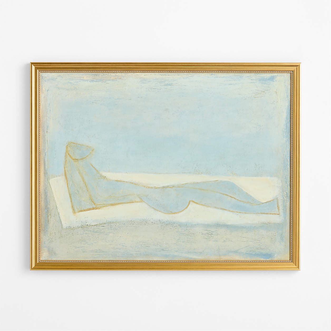 Faded Memories by Karen Parisian 39" x 30" Framed Wall Art Print | Crate & Barrel | Crate & Barrel