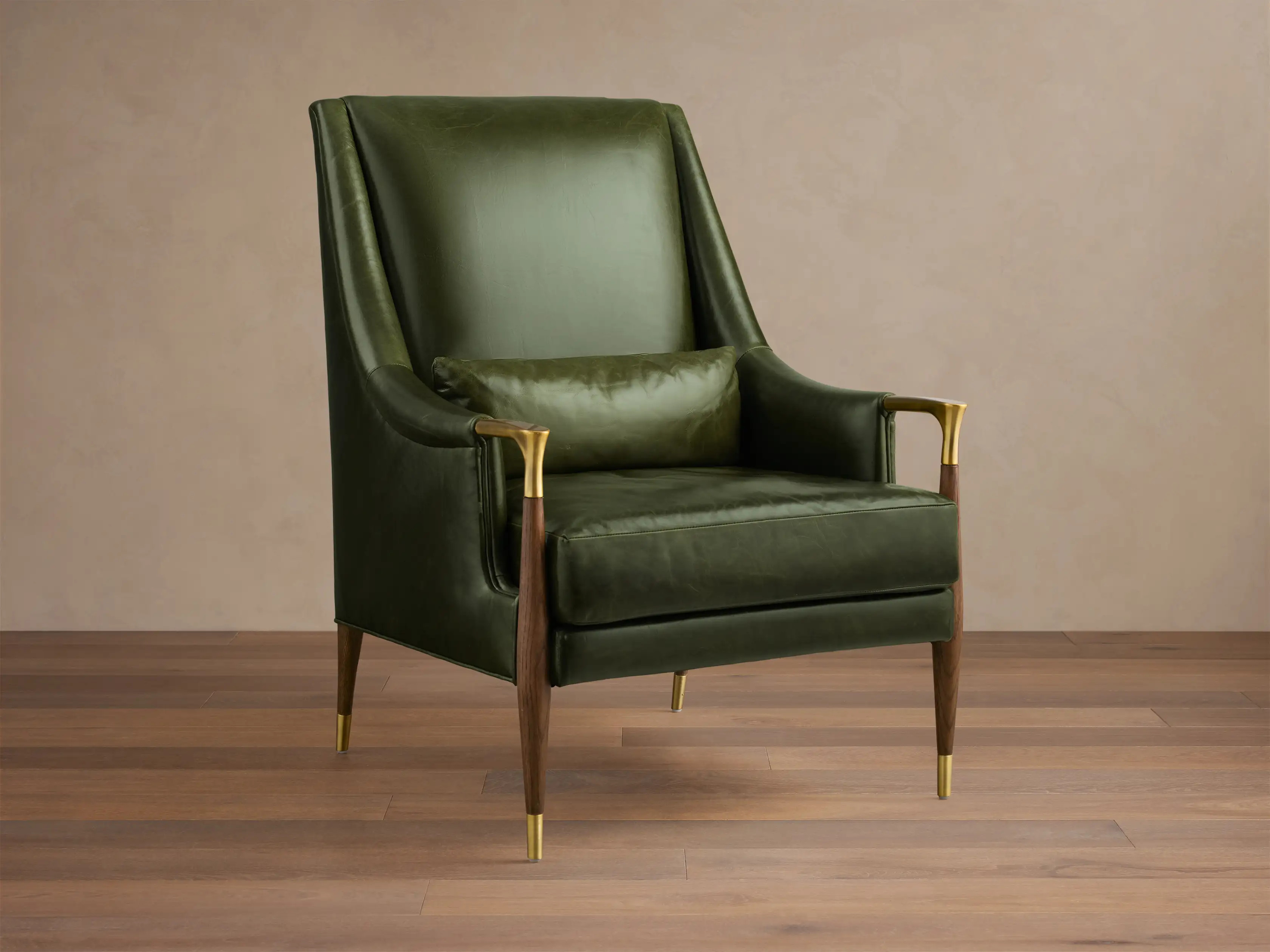 Fisher Leather High-Back Chair | Arhaus