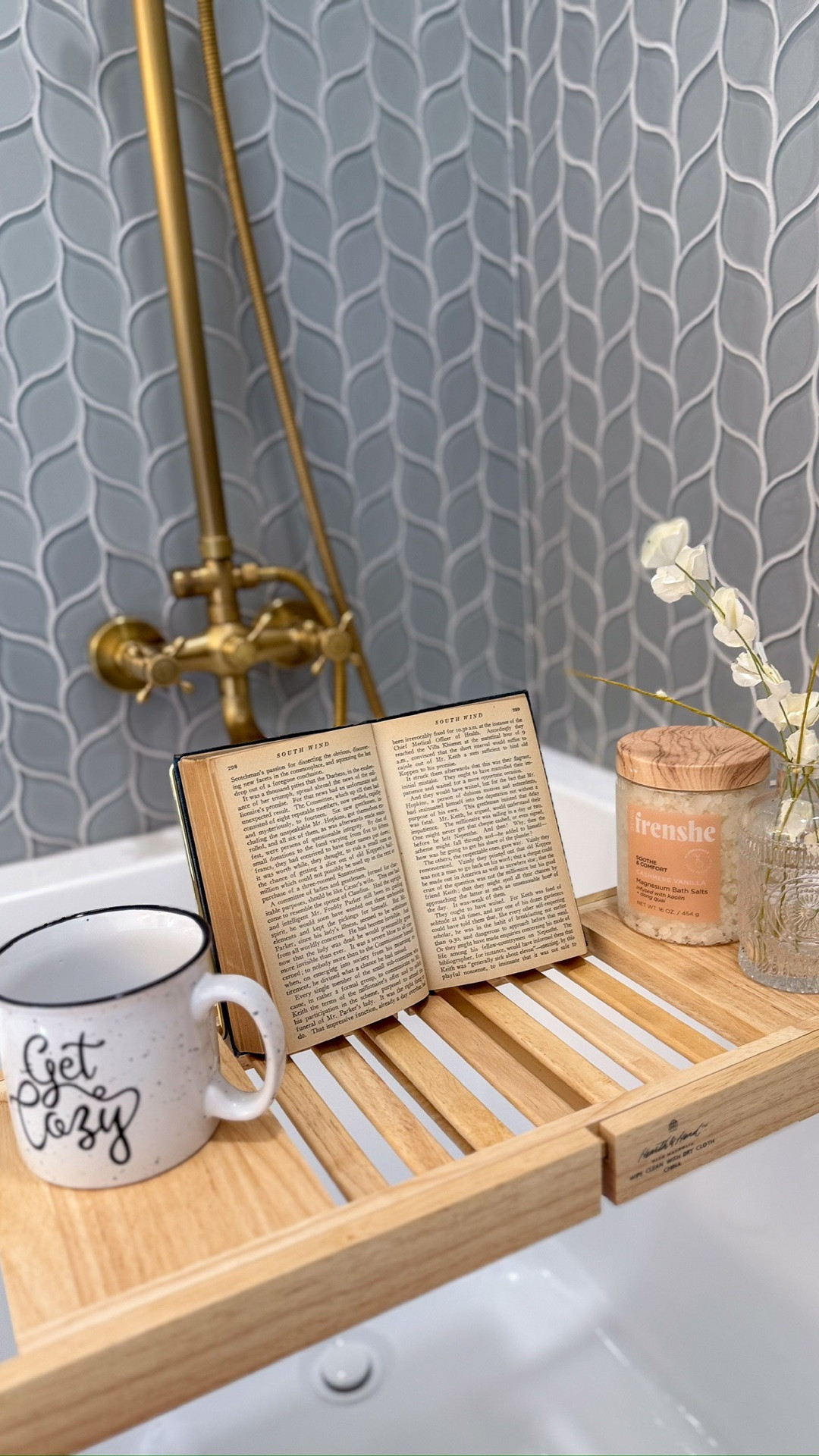 When we style bathrooms for our clients, we love adding little details that make the space feel finished. A bath soak, florals, and a good book are simple touches that make a bathroom feel more welcoming.

Hosting guests soon? Try this in your own home. It doesn’t have to be perfect. It just needs to be thoughtful.

#LTKHome